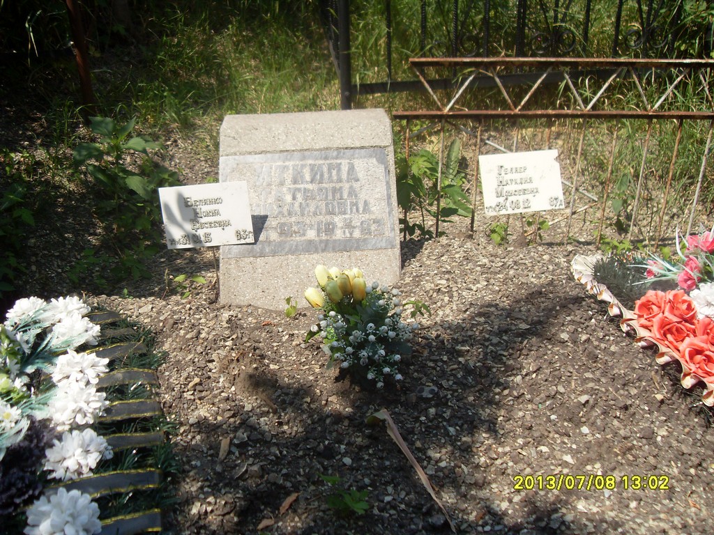 Белянко Нонна Евсеевна, Саратов, Еврейское кладбище