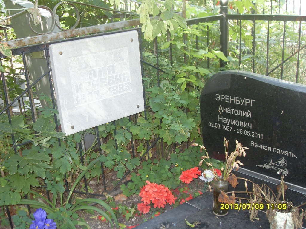 Брук Лия Исаевна, Саратов, Еврейское кладбище