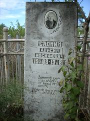Слоним Аниси Иосифович, Солнечная, Еврейское кладбище
