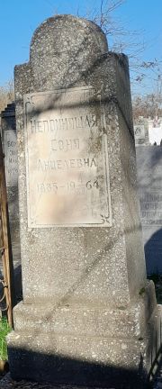 Непомнящая Соня Анцелевна, Ташкент, Европейско-еврейское кладбище