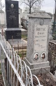 Натус Ефим Иосифович, Ташкент, Европейско-еврейское кладбище