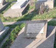 Ситницкая Мася Мордковна, Ташкент, Европейско-еврейское кладбище