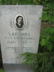 Хайтина Ида Матвеевна, Уфа, Сергиевское кладбище