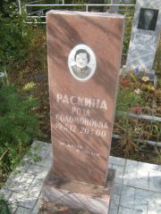 Раскина Роза Соломоновна, Уфа, Южное кладбище