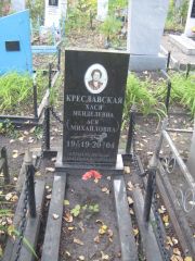 Креславская Хася Менделевна, Ульяновск, Северное (Ишеевское) кладбище