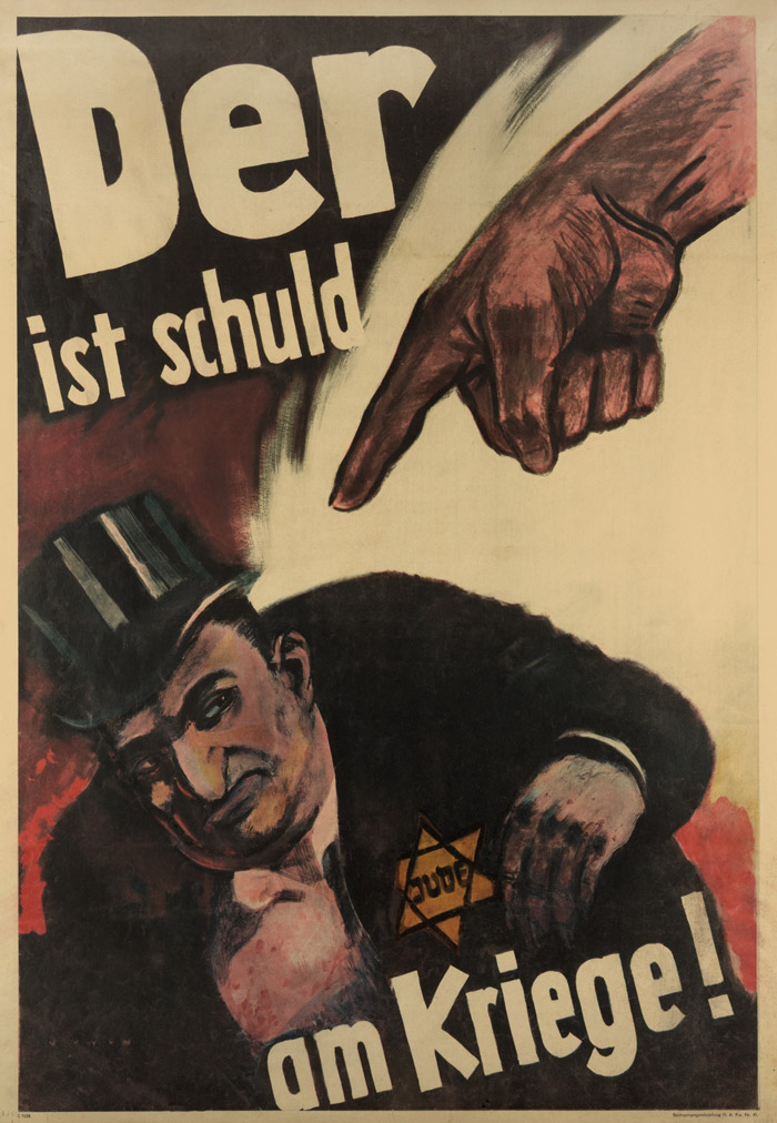 Нацистский антисемитский плакат