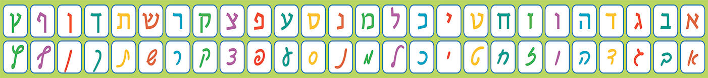 22 буквы еврейского алфавита