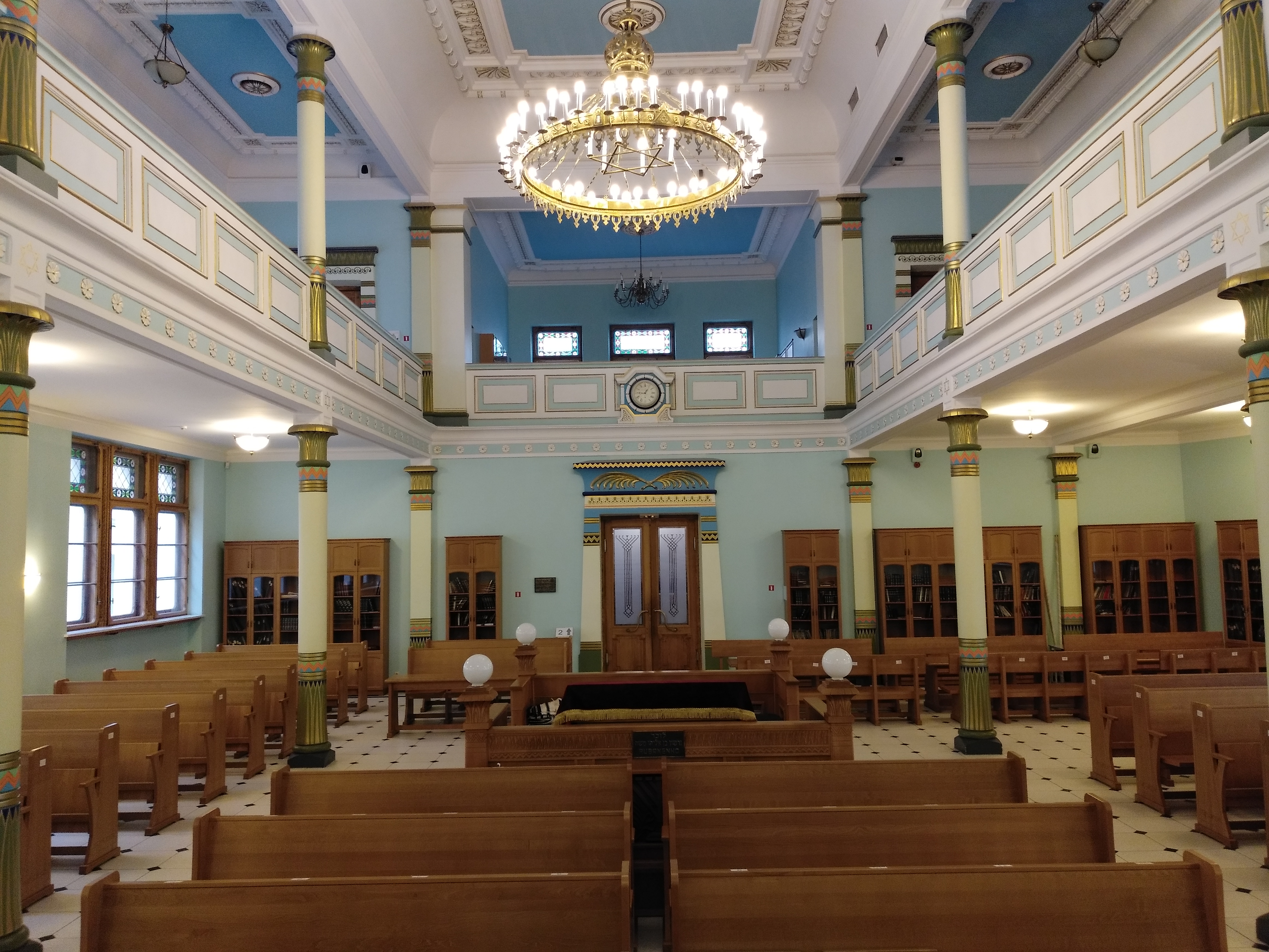 Рига, синагога Пейтау-шул, большой зал