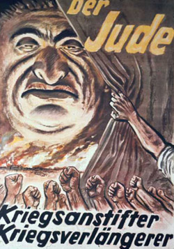 Нацистский антисемитский плакат