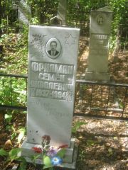 Фридман Семен Яковлевич, Челябинск, Цинковое кладбище (Жестянка)