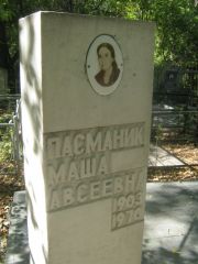 Пасманик Маша Авсеевна, Челябинск, Цинковое кладбище (Жестянка)