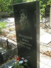 Матовский Леонид Израильевич, Челябинск, Цинковое кладбище (Жестянка)