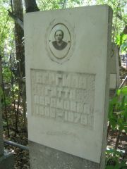 Бергман Гитта Абрамовна, Челябинск, Цинковое кладбище (Жестянка)