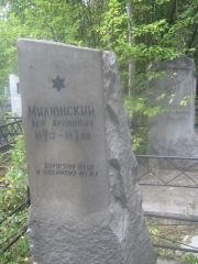 Милюнский Лев Аронович, Екатеринбург, Северное кладбище