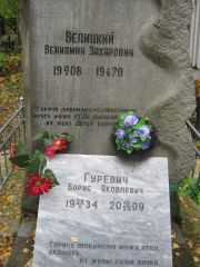 Велицкий Вениамин Захарович, Екатеринбург, Северное кладбище