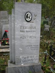 Гейхман Анна Яковлевна, Екатеринбург, Северное кладбище