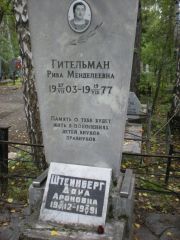 Штейнберг Дона Ароновна, Екатеринбург, Северное кладбище