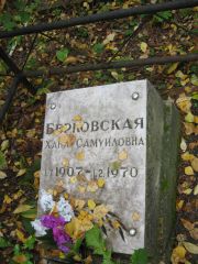 Берковская Хана Самуиловна, Екатеринбург, Северное кладбище