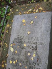 Белинская Галина Абрамовна, Екатеринбург, Северное кладбище