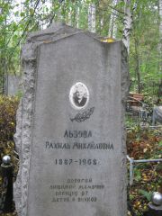 Львова Рахиль Михайловна, Екатеринбург, Северное кладбище