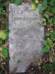 Шендерович Ревекка-Рахиль Берковна, Екатеринбург, Северное кладбище