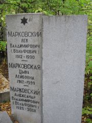 Марковский Лев Вольфович, Екатеринбург, Северное кладбище