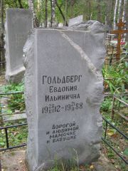 Гольдберг Евдокия Ильинична, Екатеринбург, Северное кладбище