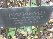 Калабуш Хая-Фрейда Абрамовна, Екатеринбург, Северное кладбище