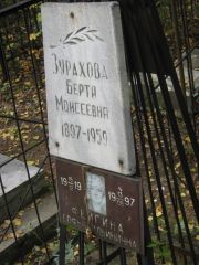 Зурахова Берта Моисеевна, Екатеринбург, Северное кладбище