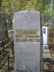 Дынин Марк Ефимович, Екатеринбург, Северное кладбище