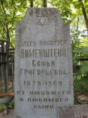 Дименштейн Софья Григорьевна, Калуга, Еврейское кладбище