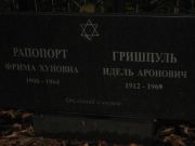 Рапопорт Фрима Хуновна, Казань, Арское кладбище