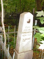Кривминская Сарра Леньвовна, Казань, Арское кладбище