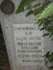Михельсон Аркадий Григорьевич, Казань, Арское кладбище