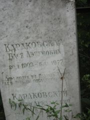 Караковский Моисей Аркадьевич, Казань, Арское кладбище
