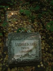 Данюшевский Гилель Давыдович, Казань, Арское кладбище