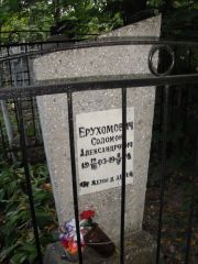 Ерухомович Соломон Александрович, Казань, Арское кладбище