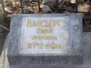 Вайсберг Цивья Ароновна, Киев, Байковое кладбище