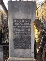 Володарская Геня Хаимовна, Киев, Байковое кладбище