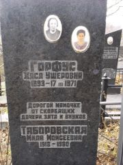 Горфус Хася Ушеровна, Киев, Байковое кладбище