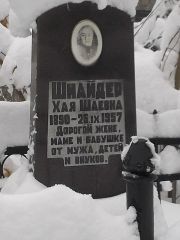 Шнайдер Хая Шаевна, Киев, Байковое кладбище