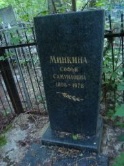 Минкина Софья Самуиловна, Нижний Новгород, Кладбище Красная Этна