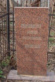 Аврутина Рива Анисимовна, Мариуполь, Еврейское кладбище