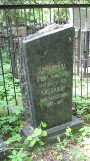 Клебанова Блюма Хаимовна, Москва, Малаховское кладбище
