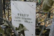 Филлер Клара Наумовна, Москва, Малаховское кладбище