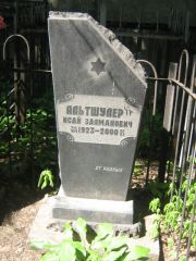 Альтшулер Исай Залманович, Москва, Малаховское кладбище