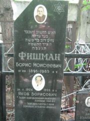 Фишман Яков Борисович, Москва, Малаховское кладбище