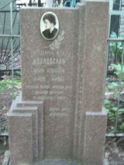 Махновская Клара Ароновна, Москва, Малаховское кладбище