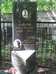 Хайкин Семен Львович, Москва, Малаховское кладбище