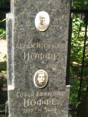 Иоффе Абрам Иосифович, Москва, Малаховское кладбище